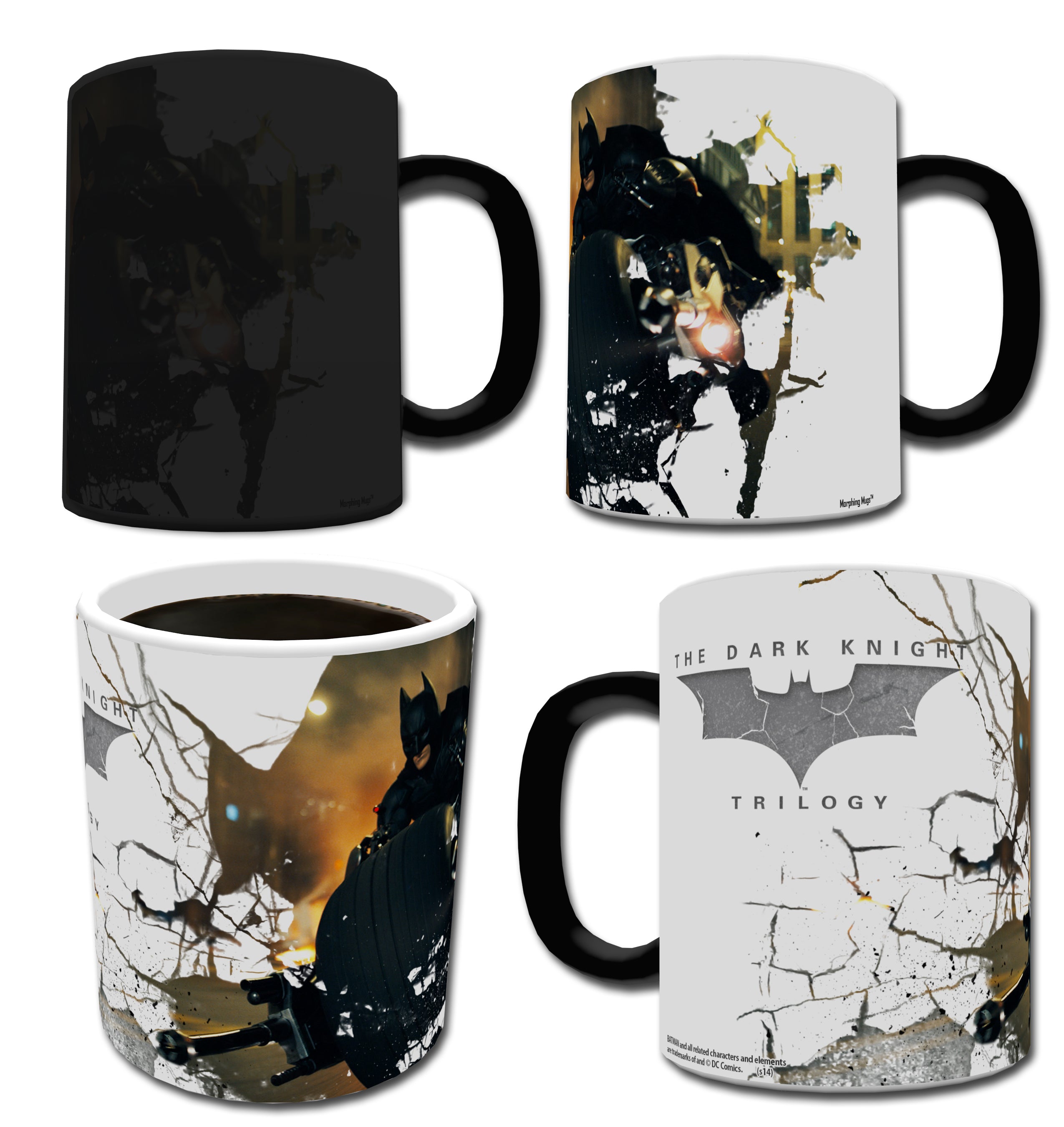 DC Comics (Batman: The Dark Knight Trilogy: Batman Shatter) Morphing Mugs® Heat-Sensitive Mug MMUG050